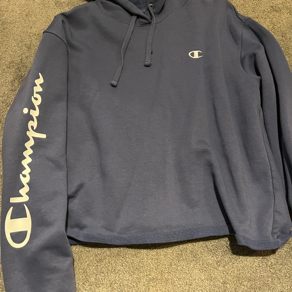 Champion Blue Hoodie